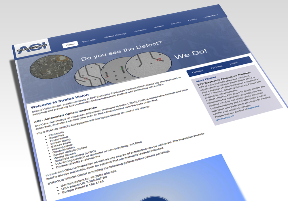 Screenshot Stratus Vision